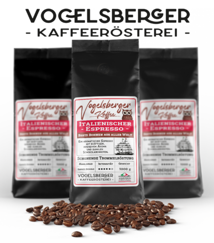 Dunkler Kaffee, Espresso Röstung, italienische Röstung, italienischer Espresso, Vollmundig