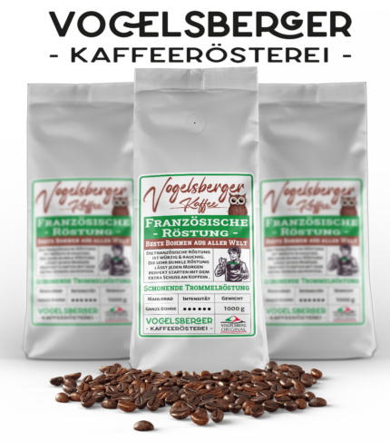 Unsere französische Röstung ist würzig & rauchig. Die sehr dunkle Röstung lässt jeden Morgen perfekt starten, mit dem Extra-Schuss an Koffein.